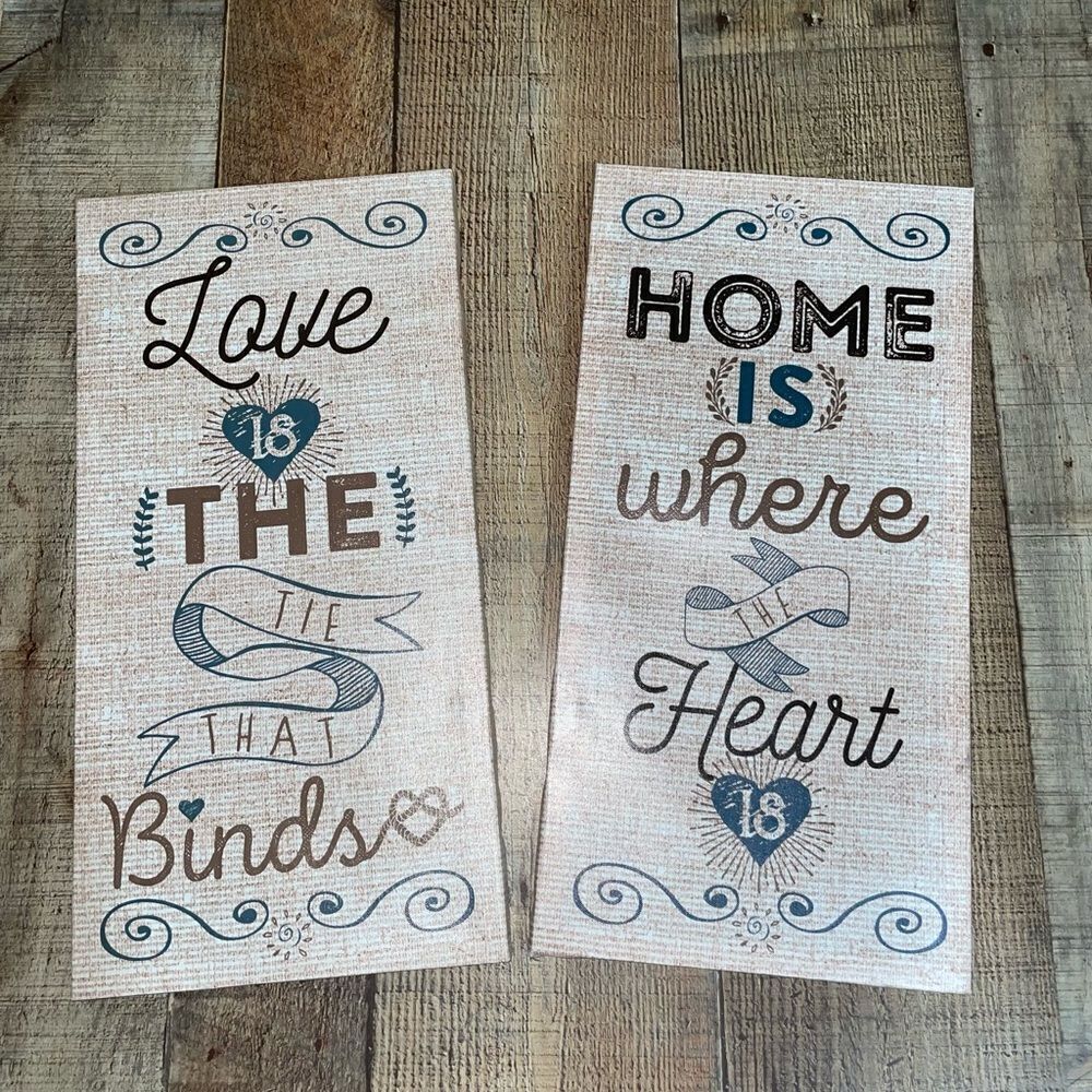 💜Set of 2 wall decor signs